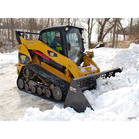 skid steer attachments snow bucket|skid steer snow bucket attachment.